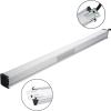 image10 Outlet Plugs Heavy Duty Metal Power Strip Aluminum Workshop Socket with 4FT Long Cord and Power Switch 15A 125V 1875WSilver