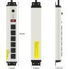 imageCCCEI 12 Gauge Heavy Duty Power Strip Surge Protector 4800J 20 Amp 6 Plug Industrial Shop Garage Metal Multiple Outlets 6 FT Extension Cord 515P Adapter High Amp 620R TSlot 20a for AppliancePack of One