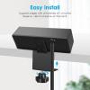 imageCCCEI 45W USBC Port 3 Outlets Clamp Power Strip Fast Charging Home Office Desktop Outlets Essentials Supplies Standing Desk Tabletop Edge Mount Power Outlet for Laptop Black 6FT