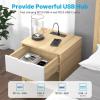 imageCCCEI 6 Outlets Dual Side Recessed Power Strip with USB C Ports Furniture Flush Mount Under Desk Desk Top Multiple Outlets Hidden Charging Station for Conference Table Nightstand Black 6FT6FT