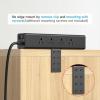 imageCCCEI Desk Outlet Station 45W USB C Port 12 Outlet Desktop Clamp Power Strip Surge Protector 4800J with Switch Nightstand Office Standing Desk Accessories Fit Thicker Table Edge or Screw Mount 6FT45W USBC