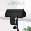 imageCCCEI Desk Power Strip with 18W USB C Fast Charge Port Black 800J Surge Protector Clamp Desktop Outlet Table Edge Mount Socket 6FT and Fit 16 inch Tabletop Edge ThickBlack20W