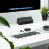 imageCCCEI Desk Power Strip with 18W USB C Fast Charge Port Black 800J Surge Protector Clamp Desktop Outlet Table Edge Mount Socket 6FT and Fit 16 inch Tabletop Edge ThickBlack20W