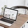 imageCCCEI Desk Power Strip with 18W USB C Fast Charge Port Black 800J Surge Protector Clamp Desktop Outlet Table Edge Mount Socket 6FT and Fit 16 inch Tabletop Edge ThickWhite20W