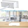 imageCCCEI Furniture Recessed Power Strip Black Desk Outlet with USB Ports in Conference Desktop Flush Mount Plug 6 ft Extension CordWhite