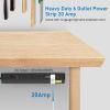imageCCCEI Heavy Duty Power Strip Surge Protector 20 Amp High Amp Industrial Shop Garage Metal Multiple Outlets 6 FT 12 Gauge 515P Extension Cord 6 Outlet 620R TSlot 20a for ApplianceBlack