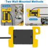 imageCCCEI Heavy Duty Power Strip with USB Ports Garage 10 Outlets Surge Protector 2700 Joules Industrial Workshop Metal 15Amp Multiple Outlets 6 FT Extension Cord and Wide Spaced GreyBlack