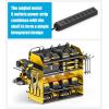 imageCCCEI Modular Desk Power Tools Organizer with Charging Station 4 Layer Drills Battery Storage Wall Mount Garage Shop Organization Anniversary Birthday Gifts for Men Father Yellow 6FT CordYellow