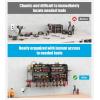 imageCCCEI Modular Power Tools Organizer with USB Charging Station 4 Layer Drills and Battery Storage Wall Mount Garage Shop Organization Anniversary Birthday Gifts for Men Father 6FT Cord BlackBlack