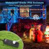 imageCCCEI Outdoor Waterproof 25 FT Flat Plug Extension Cord Power Strip1500J Surge Protector Weatherproof Indoor Exterior Multiple Outlet 25 Foot Extra Long 3 Prong 4 Outlets Black Black 25FTBlack