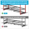imageCCCEI Power Tool Organizer Wall Mount Large 3 Layer Garage Storage Shelves and Organization Heavy Duty Metal Drill Battery Tools Box Holder Rack Gifts for Men Red