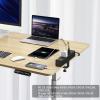 imageCCCEI Standing Desk Clamp Power Strip with 15 Outlets Widely Spaced Desktop Edge Mount Surge Protector Outlet Fast Charging USBA and USBC Ports 4 FT Flat Plug Black Fit 16 inch Table topBlack45W
