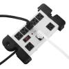 imageHeavy Duty Surge Protector for Appliances 8 Outlet Workshop Power Strip with 1200 Joules Metal with 6FT Extension Cord and Wide Spaced GreyGrey