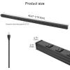 imageLong Heavy Duty 16 Outlet Large Metal Garage Workshop Multi Wide Industrial Power Strip 6FT Cord 15A 125V 1875W BlackBlack