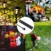imageOutdoor Power Strip Waterproof with 5 Outlets Garden Weatherproof Surge Protector Christmas Multiple Outlet Exterior Socket for Lighting Appliances 6FT Extension Cord Strip with Flat Plug Black6 Outlets