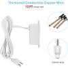 imageRecessed Power Strip Black Desktop Power Grommet Socket with Furniture 2 AC Outlets ampamp 2 USB Ports for Conference DeskKitchenOfficeHomeHotel 985 ftWhiteA