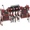 imageCCCEI Blue Power Tool Organizer Wall Mount Large Tools and Battery Storage Rack Charging Station Individual Switches Drills Holder Garage Utility Shelves with 6FT Power Strip Gift for MenRed