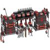 imageCCCEI Blue Power Tool Organizer Wall Mount Large Tools and Battery Storage Rack Charging Station Individual Switches Drills Holder Garage Utility Shelves with 6FT Power Strip Gift for MenBlack